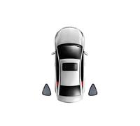 Parasole Per Parabrezza Auto Per BMW X5 F15 F85 2013-2018 Magnetico Auto Parasole Scudo Parabrezza Anteriore Tenda Lato Posteriore Parasole Visiera Visiera Parasole Auto(2PCS Triangular)
