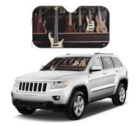 Parasole per parabrezza auto, per chitarra e basso, strumenti musicali, parasole, riflettore pieghevole, parasole per auto, SUV, camion, mantiene il tuo veicolo fresco