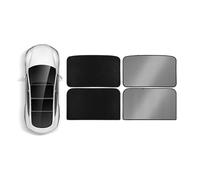 Parasole Per Parabrezza Auto Per Tesla Per Modello Y 3 Per Highland 2024-2020 Tendine Parasole Per Tetto Apribile, Parasole 2 In 1 Strato Protezione UV(M3 H Black)