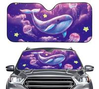 Parasole per Parabrezza Auto Whale Jellyfish Star Blocca i Raggi UV S | Visiera Parasole Parabrezza Auto Protezione UV Pieghevole Parasole Auto Parabrezza
