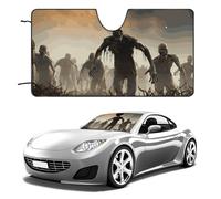 Parasole per parabrezza dell'auto, con molti zombie, per mantenere fresco l'interno dell'auto, 129,5 x 71,1 cm, parasole pieghevole per finestrino anteriore, scudo termico per SUV, camion, blocca i