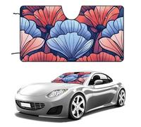Parasole per parabrezza in stile Art Deco, per auto, berlina, SUV, camion, universale, riflettente, parasole per finestrini anteriori, pieghevole, protegge dai raggi UV e mantiene l'interno fresco
