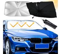 Parasole per parabrezza interno, 140 x 79 cm, parasole per auto, pieghevole, protezione dai raggi UV, parasole AUT-o per parabrezza, adatto per la maggior parte delle AUT