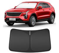 Parasole per parabrezza per Cadillac XT4 2019-2025, accessori compatibili, 4 strati su misura, pieghevole, parasole per finestrino anteriore, blocca i raggi UV per mantenere la tua auto più fresca