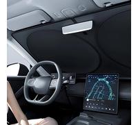 Parasole per Parabrezza per Renault Clio VI Evolution/Techno/Esprit Alpine TCe 115/E-Tech 160, Parasole Anteriore Pieghevole, Blocca i Raggi UV e Mantiene L'Abitacolo più Fresco