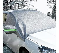 Parasole per parabrezza, universale, 201 x 141 cm, pieghevole, per l'estate e l'inverno, contro la protezione solare, polvere, ghiaccio e neve