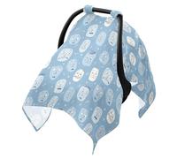 Parasole per passeggini e passeggini, rete antivento per passeggino, accessori da viaggio, stile antico, volti dei cartoni animati Baby Blue