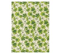 Parasole per passeggino, antivento, accessorio da viaggio Oliver Jeffers stile ibisco verde lime mimetico
