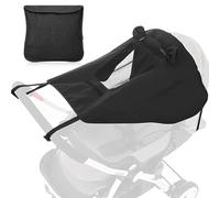 Parasole per Passeggino, Telo Parasole per Carrozzina e Passeggino, Universale Regolabile UV 50+ Protezione Solare Parasole Passeggino con Custodia