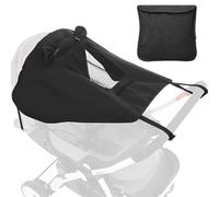 Parasole per Passeggino, Telo Parasole per Carrozzina e Passeggino, Universale Regolabile UV 50+ Protezione Solare Parasole Passeggino con Custodia