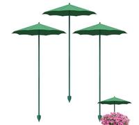 Parasole per piante in vaso, 3 pezzi, protezione UV per piantine, protezione solare da giardino, per balconi, giovani arbusti, coltivatori, vivaio, patio, aiuole e serre, Refer to description