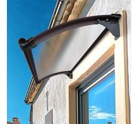 Parasole per porta d'ingresso e patio, in alluminio rigido in policarbonato, resistente alla pioggia, resistente ai raggi UV, all'acqua, alla pioggia, in policarbonato, multicolore, protezione dalla