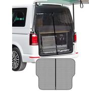Parasole per portellone dell'auto, compatibile con VW T5 T6, copertura per bagagliaio con tre cerniere, divisorio magnetico per tenda ombra, zanzariera per campeggio