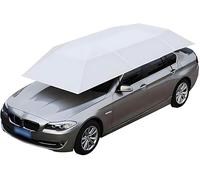 Parasole per tettuccio auto completamente automatico, tettoia pieghevole rimovibile per parcheggio all'aperto, tettoia mobile portatile per auto, ideale per scuole guida, blu, 4,2 m