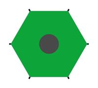 parasole per trampolino, per esterni, protezione dai raggi UV, resistente alle intemperie, per bambini, adatta per telai rotondi, facile installazione, dal sole per giochi in giardino