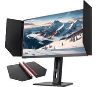 Parasole pieghevole antiriflesso per monitor da 24-27 pollici, angolo regolabile a 180°, pannello laterale ombreggiante per schermo, accessori per computer desktop (1 set)