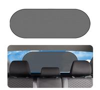 Parasole pieghevole per auto Riloer, parasole universale per parasole interno in rete per auto Coprisole protettivo per bambini Pet Baby, 50x100cm nero