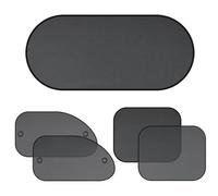 Parasole Pieghevole per Finestrini Laterali Auto per Hyundai Genesis 2009-2016, Rete Parabrezza Posteriore Portatile Protezione Solare Anti-UV,5pcs Mixed Set A