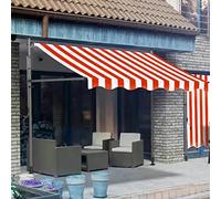 Parasole regolabile autoportante con manovella per balcone, patio, padiglione e giardino, protezione UV all'aperto