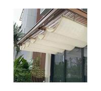 Parasole retrattile a forma di U, per esterni, 1,5 m x 6 m, per la privacy, per terrazze, terrazze, giardini, protezione dai raggi UV, resistente alle intemperie