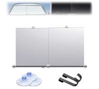 Parasole Retrattile Automatico per Auto, Parasole Parabrezza Anteriore Auto, Parasole Retrattile per Parabrezza Auto, Parasole Retrattile Automatico (2pcs)