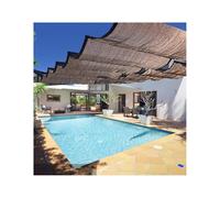 Parasole retrattile da esterno per pergola, design ondulato, larghezza 1,1 m, rete ombreggiante per giardino, patio e protezione del ponte