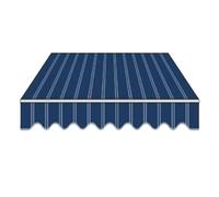 Parasole retrattile per esterni, copertura superiore in tela impermeabile per tende da sole patio e riparo senza telaio, tessuto di ricambio durevole per una maggiore protezione solare