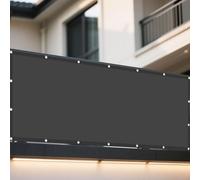 Parasole Rettangolare 170 x 290 cm Protezione Raggi UV 98% Tenda Parasole Esterno Protezione Raggi UV Antivento con Occhielli per Esterno, Giardino, Terrazzo, Balcone, Patio, Grigio Scuro