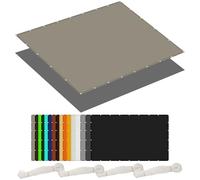 Parasole Rettangolare 2.8 x 4.5 m Protezione Raggi UV 98% Vela Tela Ombreggiante Anti UV Antivento con Occhielli con Fune Adatte per Piscina Feste e Spazi Esterni, Cachi