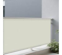 Parasole Rettangolare 2.9 x 5 m Protezione UV 98% Impermeabile Telo Ombra con Occhielli Tenda a Vela per Terrazzo Balconi Giardino e Outdoor, Beige