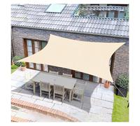 Parasole rettangolare per esterni, vela Oxford per patio e cortile, protezione UV, facile da installare e appendere, design da giardino, 3 volte per un'efficace copertura solare