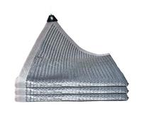 Parasole riflettente in alluminio - 75% blocco UV auto campeggio copertura protezione solare panno con occhielli per patio, giardino, balcone animali domestici e uso esterno