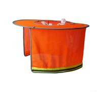 Parasole riflettente per casco traspirante, protegge dal sole e migliora la sicurezza dei lavoratori nei cantieri (D)