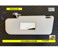 Parasole Sinistro Fiat Panda 169 2003-2012 Lato Guida con Specchietto Grigio