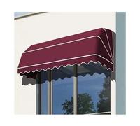 Parasole telescopico con tendone curvo francese, per protezione UV, sole e pioggia, impermeabile, per esterni per la massima difesa dalle intemperie