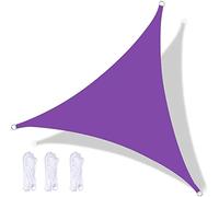 Parasole triangolare impermeabile, 3,5 x 3,5 m, protezione solare per esterni, per giardino, patio e campeggio, baldacchino resistente alle intemperie per la massima difesa dai raggi UV