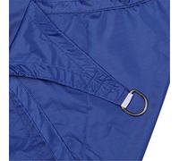 Parasole triangolare traspirante, protezione UV, HDPE, resistente alle intemperie, per giardino e balcone (0,9 x 0,9 x 1,2 m, blu)