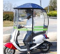 Parasole universale elettrico per moto, parapioggia per moto, parasole pieghevole per bicicletta e ciclismo, parasole antipioggia impermeabile, tettuccio per auto a batteria (Colore: B)