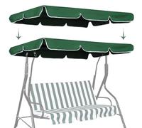 Parasole Universale, Tetto Di Ricambio Universale, Tettuccio Parasole Per Altalena Hollywood, Tetto Di Ricambio Per Altalena Hollywood 195 * 125 * 15cm(Verde)