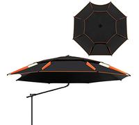 Parasoli da giardino ombrello da pesca da pesca da pesca al sole per protezione solare, ombrelli a prova di pioggia, regolabile rotazione a 360 °, ventilazione, per vele per il patio in campeggio