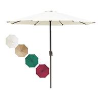 Parasoli da giardino Parasol da giardino, ombrello 10ft/9ft Market da tavolo all'aperto con protezione solare a manovella, Balcon Parasolo, ombrello portatile per terrazza, balcone, cortile, bar