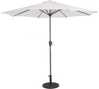 Parasols 9-Feet Patio Umbrella Outdoor Garden Table Umbrella with Crank, Portable Sun Shelter for Market Deck Porch Backyard Pool Side Outdo
