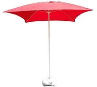 Parasols Wall Mount Patio Umbrella - Outdoor Garden Balcony Sunshade Umbrella Aluminium Pole 6.6Ft/2m Red Awnings