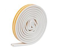 paraspifferi a forma di T, Nastro sigillante for porte e finestre, 9 mm di larghezza x 6 spessore m lunghezza(White)