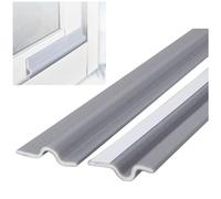 Paraspifferi a forma di T per finestre e porte a ghigliottina, striscia di tenuta fonoassorbente per la protezione dalle intemperie, nastro isolante in schiuma PU autoadesiva, tappo fredd grigio. 20m