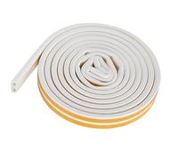 paraspifferi a forma di T, Striscia di tenuta insonorizzante autoadesiva in gomma a forma D(White)