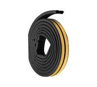 paraspifferi autoadesivi, Nastro adesivo for porte e finestre(Black)