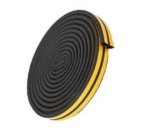 paraspifferi autoadesivi, Striscia di tenuta for porta e finestra autoadesiva(Black)