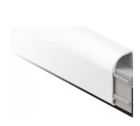 Paraspifferi COMAX sovrapposto a DOPPIA REGOLAZIONE per porte in legno colore BIANCO 9010 regolabile COMAGLIO Modello 1750/93 lunghezza regolabile da un minimo di 83 cm. ad un massimo di cm.93