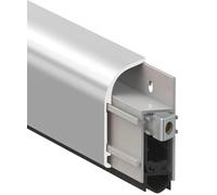 Paraspifferi COMAX sovrapposto per porte in legno colore ARGENTO regolabile COMAGLIO Modello 1450123AR lunghezza regolabile da un minimo di cm.103 ad un massimo di cm.123